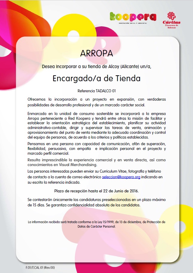 Madurar productos quimicos Sembrar Ofertas de empleo 